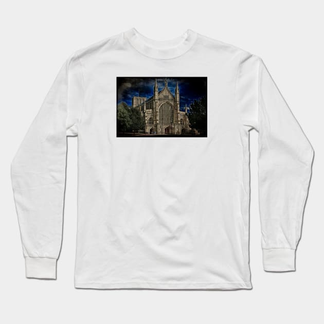 Winchester Cathedral Long Sleeve T-Shirt by Chris Lord